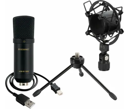 Promo Stagionale McGrey USB-M 1000 BK Microfono a Condensatore per Podcast