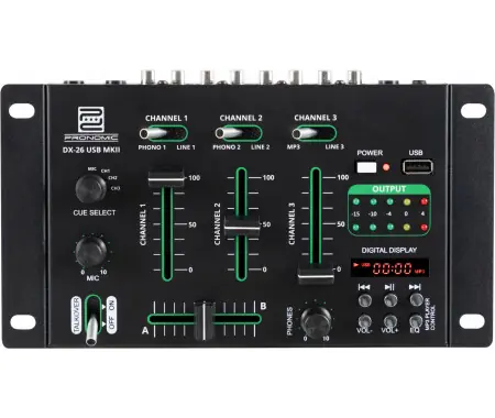 Pronomic DX-26 USB MKII DJ-Mixer Non Perdere