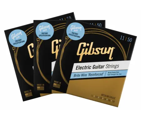 Miglior Prezzo Gibson SEG-BWR11 Brite Wire Reinforced 011-050 Set da 3