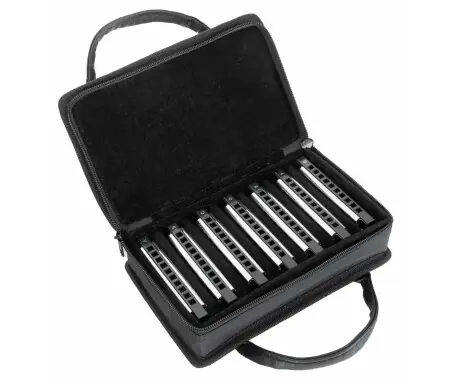 A Buon Prezzo Classic Cantabile AHBS-7 Alabama Blues Harmonica Set da 7