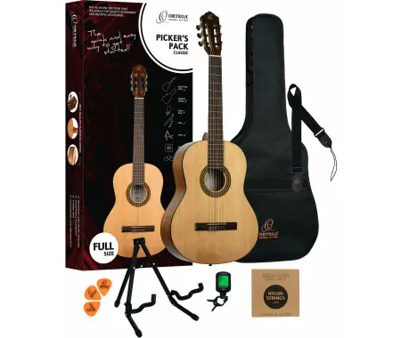 Ortega RPPC44 Picker‘s Pack Chitarra Classica 4/4 Miglior Prezzo