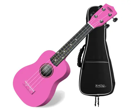 Classic Cantabile US-100 PK Ukulele Soprano Set Rosa con Custodia Saldi