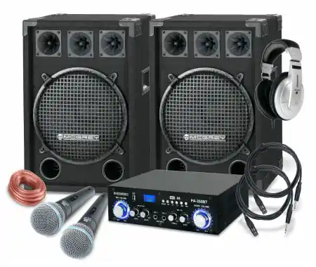 McGrey DJ Karaoke Set Completo Party-2000 1200W Consegna Rapida