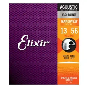 Elixir 11102 Acustiche 80/20 Nanoweb Medium Bestseller