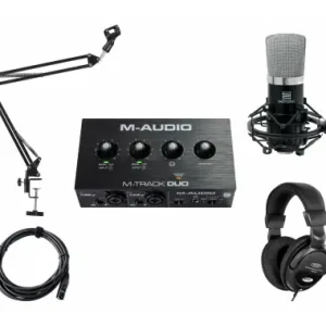 M-Audio M-Track Duo Podcast Set Reso Gratuito