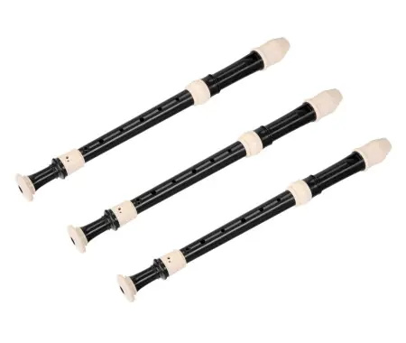 3 x Flauto Alto Barocco Cantabile Classic F-Alt F200B Set in Plastica Offerta Limitata