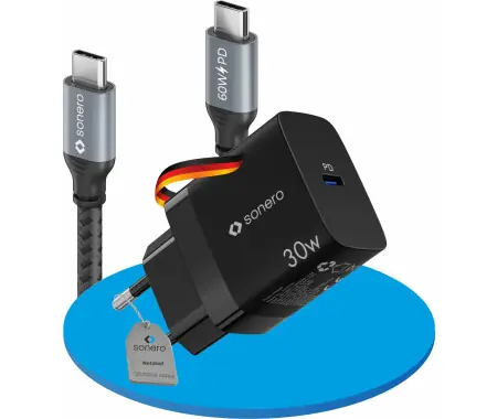 Offerta Del Giorno Sonero Caricatore USB-C 30 Watt Nero