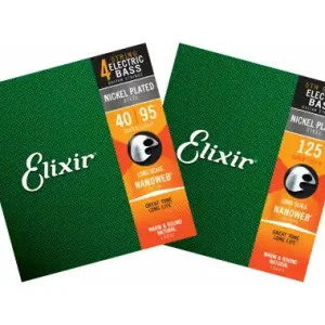Elixir Basso Elettrico Nanoweb Long Scale Set Super Light Occasione
