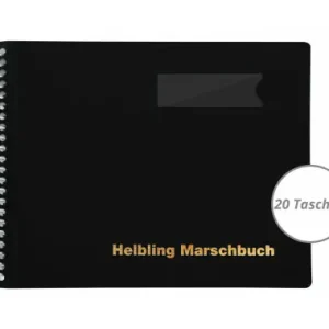 Helbling BMS20 Marschbuch nero 20 tasche Offerta Limitata