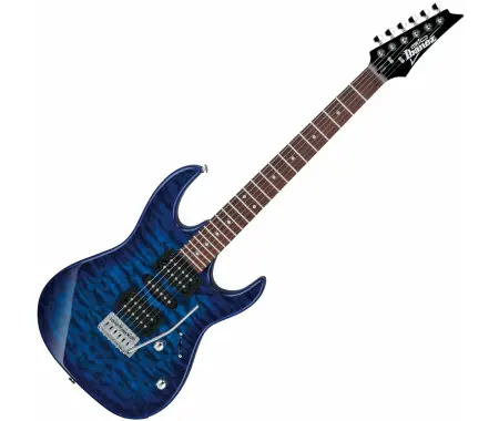 Ibanez GRX70QA-TBB Transparent Blue Burst Promo Stagionale