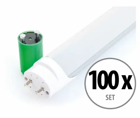 Showlite Tubo LED T8W24K45F-1500 1500mm Set da 100 (Bianco Luce Diurna 4500K) Prezzo Ridotto