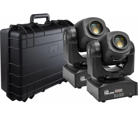 Set Eurolite LED TMH-S60 Movinghead Spot con Valigia Ordina Subito