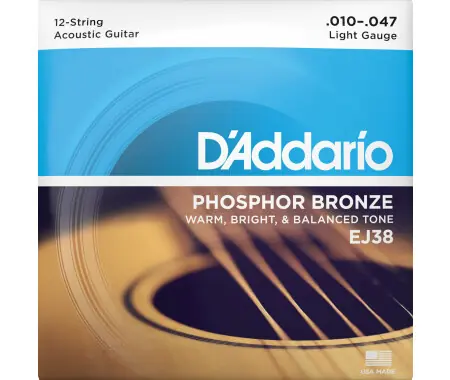 D‘Addario EJ38 12-String Light Offerta Del Giorno