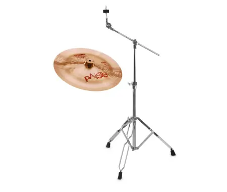 Novità Paiste 2002 18" China + Set Supporto Piatti a Braccio