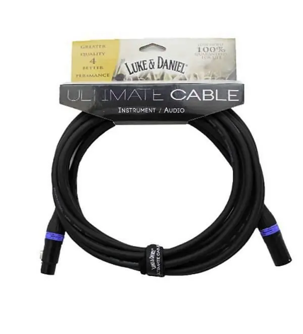 Offerta LUKE & DANIEL ULTIMATE CAVO CANNON CANNON XLR MT. 10 BLUE RINGS