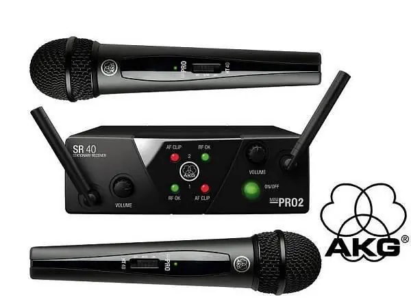 AKG WMS40 Pro MINI Dual Vocal Set - doppio radiomicrofono - 864,375 MHz - 864,850 MHz Ultima Occasione
