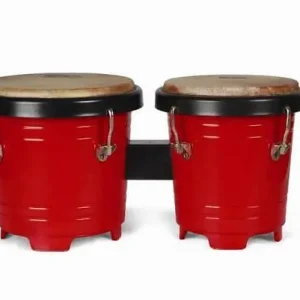 Extreme BG4255-RD DOPPIO BONGO IN PLASTICA MISURA 4,25 + 5 VERA PELLE Subito Disponibile