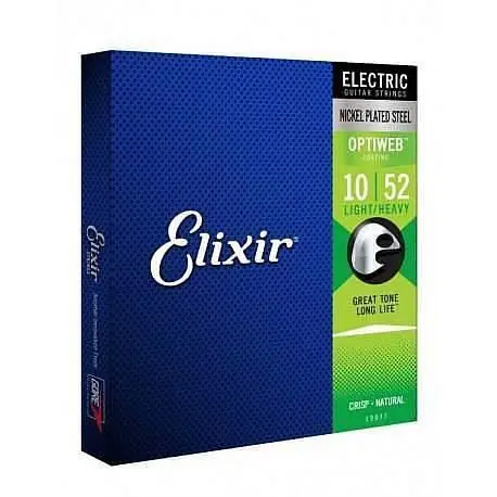 Offerta Del Giorno ELIXIR STRINGS CORDE 19077 OPTIWEB 010-052 PER CHITARRA ELETTRICA
