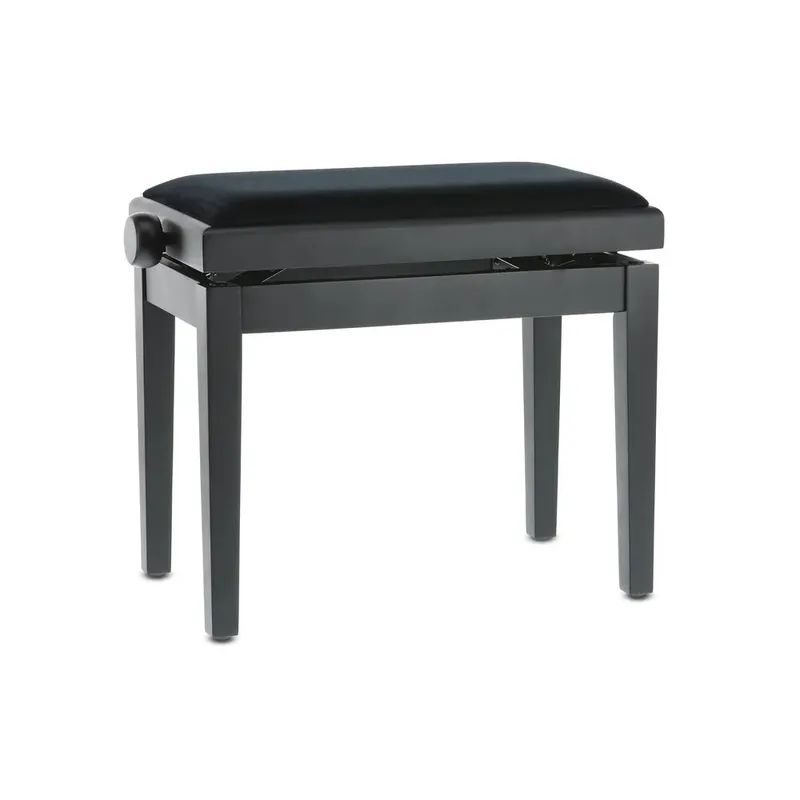 GEWA Panca per piano Deluxe Nero satinato Professionale