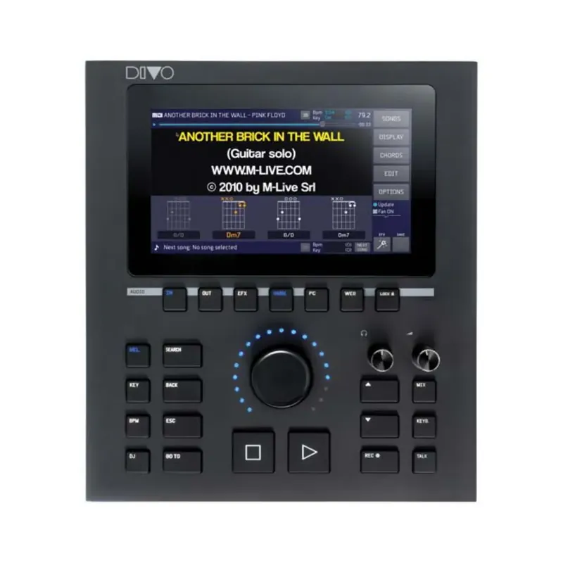 M Live M-LIVE Divo 64GB - DISPOSITIVO PER LETTURA, RIPRODUZIONE E ARCHIVIAZIONE DI BASI MUSICALI CON TOUCHSCREEN Novità