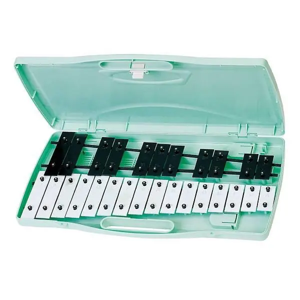 Angel AG27NG - 27 Note Glockenspiel - Metallofono Tasti Neri e Bianchi Bestseller