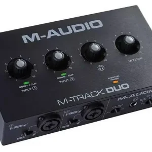 M Audio M-AUDIO M-Track Duo - INTERFACCIA AUDIO USB 2 CANALI CON 2 INPUT MIC/LINE/INSTRUMENT Più Venduto