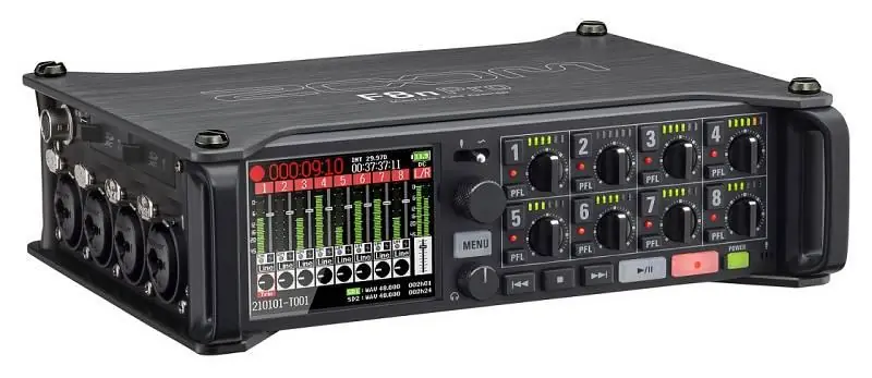 ZOOM F8N PRO - MULTITRACK FIELD RECORDER Reso Gratuito