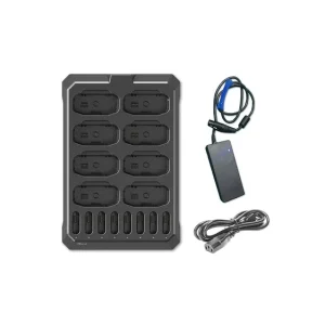 Base di ricarica per 8 trasmettitori Solidcom M1 e batterie Pagamento Sicuro