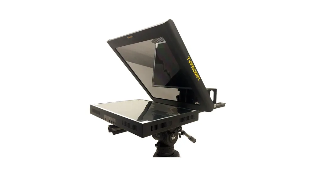 A Buon Prezzo Teleprompter TVPrompt Studio 22MHB1 hohe Helligkeit HB 1000nit mit 22″ Auto-reverse Monitor für kleine bis mittlere Kameras