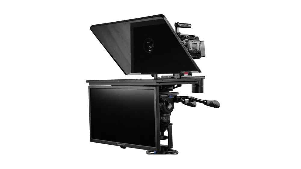 Prompter People PROP-24HB-22TM Flex Plus 24″ 1000 NIT Teleprompter mit hoher Helligkeit und 22″ Talent Monitor Occasione