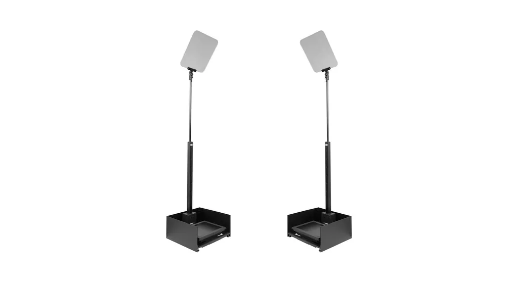 Prompter People Auto ProLine StagePro 15″ Teleprompter Presidential AutoStepper – set of 2 Promozione Esclusiva