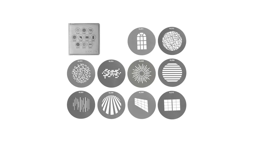 Prezzo Di Fabbrica Nanlite AS-GB-B-SET1 10 Scheiben GOBO 1 set für PJ-BM Projektor