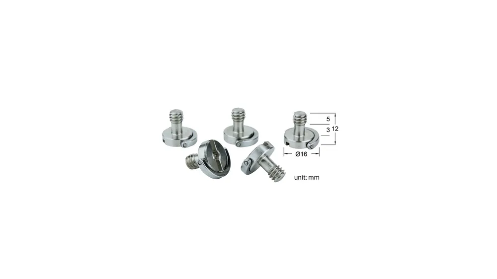 Kupo KS-135 1/4″ Schrauben für Platten (5 Stk. Satz) Occasione Imperdibile