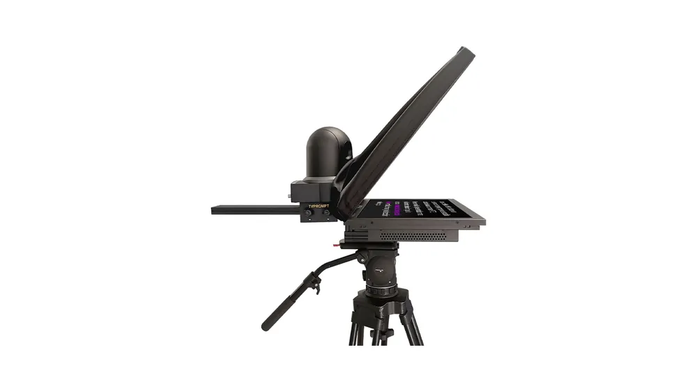Offerta Lampo Teleprompter TVPrompt PTZ 19MAX brillo estándar con monitor de 19″ auto-reversible para cámaras PTZ