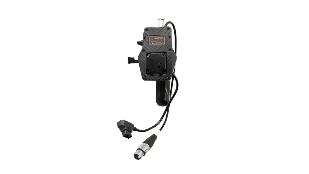 Spedizione Espresso Nanlite BT-BG-XLR4 Empuñadura de batería para baterías V-Mount con conector XLR de 4 patillas para luz LED Forza 150