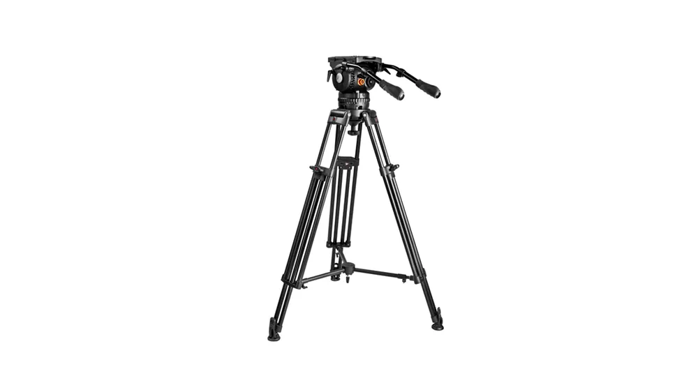 Kit de trípode de vídeo E-image EG40 PLUS con cabezal fluido de alta resistencia Ordina Subito