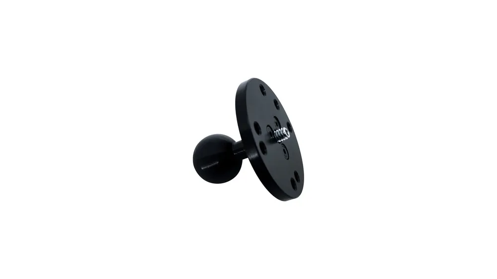 Placa redonda Kupo KS-427 con cabeza esférica y tornillo macho de 1/4 Nuova Collezione