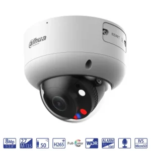 Dahua Dome IP da 8MP 2.7-13.5mm con AI WizSense – telecamera di videosorveglianza IPC-HDBW3849R1-ZAS-PV Prezzo Di Fabbrica