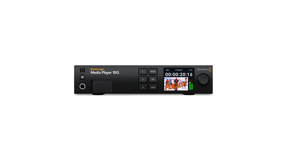 Blackmagic Media Player 10G – switcher for broadcast and live productions Promozione
