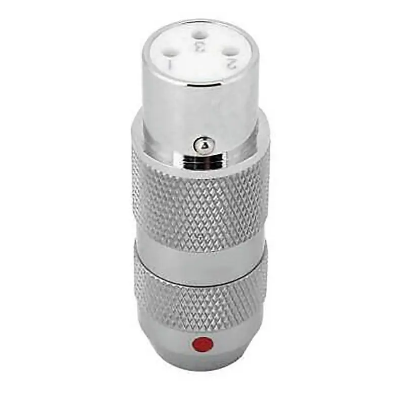 XF202RR - XLR Connettore Femmina Puro Rame Viborg Audio Rodiato ROSSO Promo Stagionale
