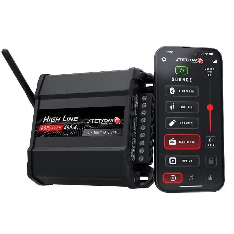 Sconto HL400.4DSPLAYER - Amplificatore Audio Digitale per Auto 4x100W - 2ohm con DSP + Player + APP