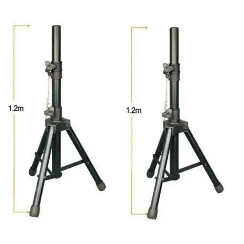 Compra Online Coppia Stativi aste supporti treppiedi per casse acustiche amplificate attive