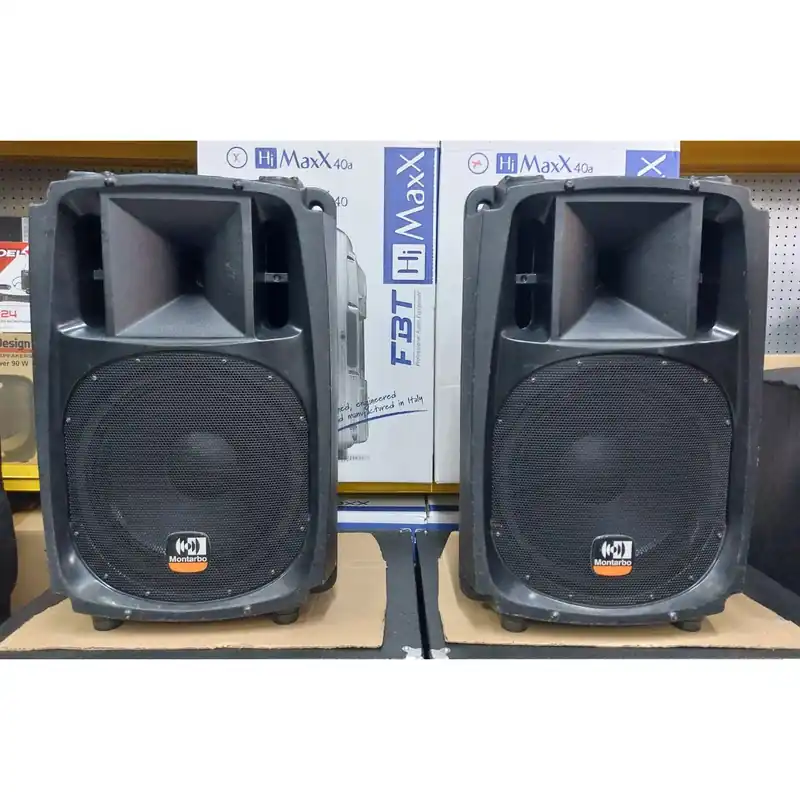 Montarbo W440A Coppia Casse Amplificate Attive Professionali Reso Gratuito