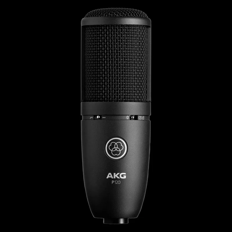Promozione Esclusiva AKG PERCEPTION P120 MICROFONO A CONDENSATORE A DIAFRAMMA LARGO DA STUDIO E LIVE