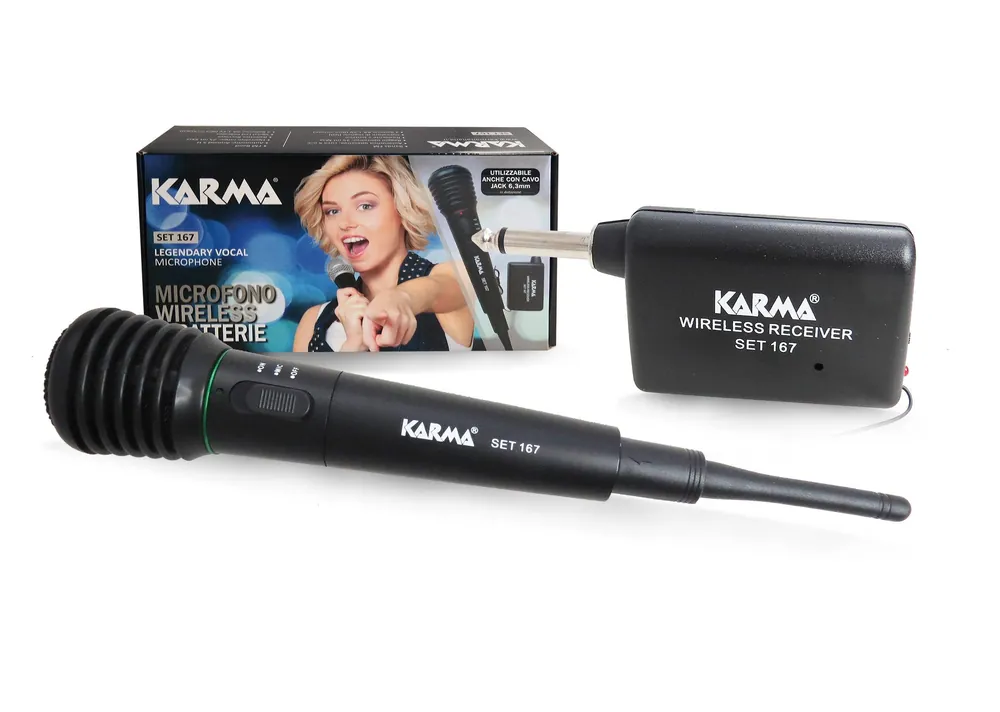 Scelto Dai Clienti KARMA SET 167 Radiomicrofono a batteria