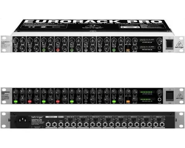Bestseller BEHRINGER RX1602 EURORACK MIXER DI LINEA PASSIVO 16 INGRESSI A RACK 2 CANALI USCITA RX-1602