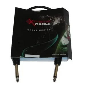 A Buon Prezzo EXTREME JJ01 CAVO JACK-JACK 0,1 MT CON JACK DA 1/4" 6,3mm E CONNETTORI ANTISCIVOLO ERGONOMICI