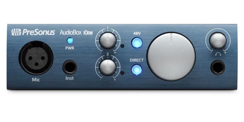 Pagamento Sicuro PRESONUS AUDIOBOX IONE INTERFACCIA AUDIO BOX I-ONE 2 IN 2 OUT USB 2.0 INGRESSO MICROFONICO XLR