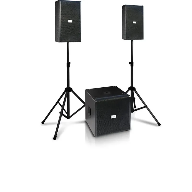 MONTARBO FULL1018ST Sistema COMPLETO Attivo con woofer da 10" e 18", 3 amplificatori classe D, aste di sostegno Solo Oggi