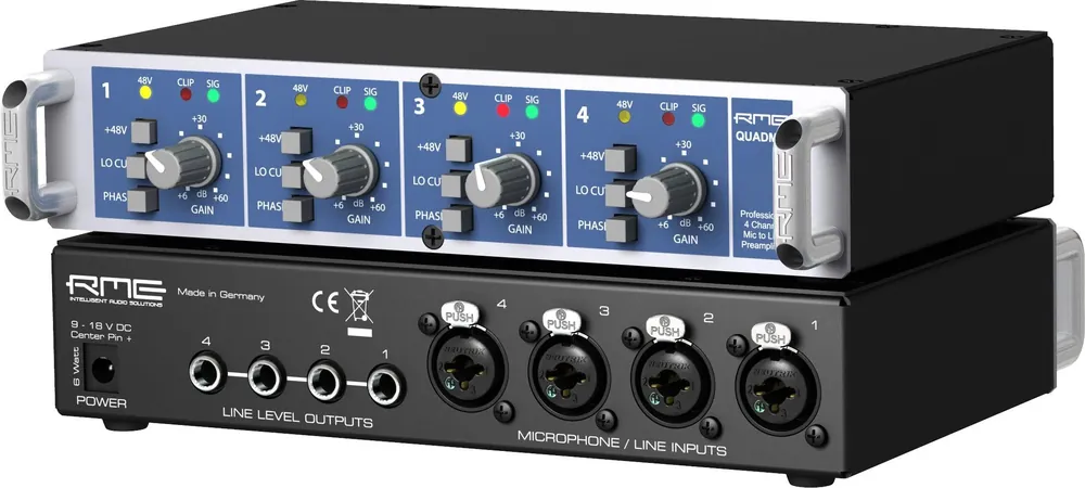 RME QUADMIC II PREAMPLIFICATORE MICROFONICO 4 CANALI Pagamento Sicuro